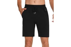 Wayleb Pantaloncini Uomo Sportivi Pantaloni Corti Cotone Shorts Uomo Estivi Bermuda con Tasche per Palestra Basket Running