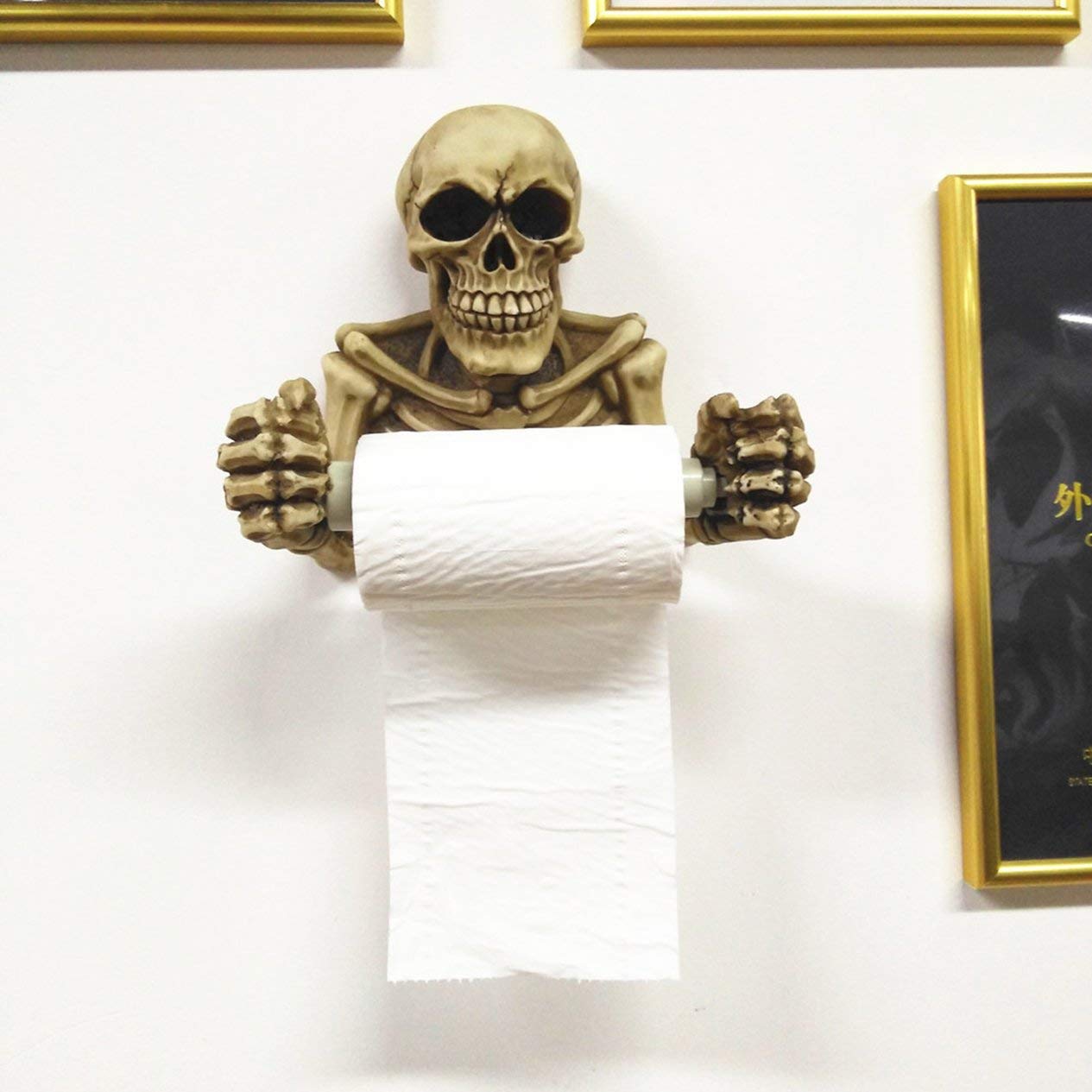 EdBerk74-Nouveaut-Crne-Forme-Porte-Mouchoirs-Tenture-Murale-Cuisine-Salle-De-Bains-Rouleau-De-Papier-Toilette-Porte-Serviette-Support-En-Plastique-Titulaire-Accueil-Fournitures