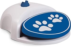CoolPets Splash Water Fountain - Wasserspaß für Haustiere - Lieferung mit Zwei Düsen - Trinkwasser für Hunde - Trinkbrunnen für Haustiere - Blau