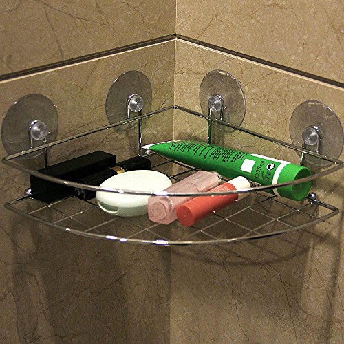 Duschablage Badregal Duschregal Duschgestell Duschkorb Badablage Eckregal - 2