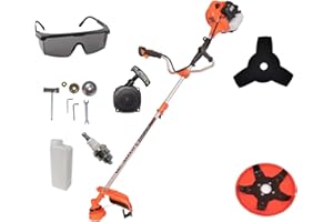 KNAKASAKI K Nakasaki | Desbrozadora de Gasolina Multifunción | 3.0 HP 65 CC | Motor 2 Tiempos | Asas ergonómicas | Correa de Transporte