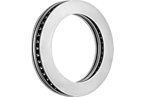 UXCELL sourcing map AXK5578 Thrust Needle Roller Bearings with Washers 55mm Bore 78mm OD 3mm Width