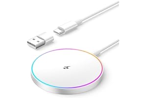 AINPOW Ładowarka indukcyjna do iPhone'a, 15 W Mag-Safe A-pple szybka bezprzewodowa ładowarka do iPhone 15/15 Pro/15 Plus/15 Pro Max/14/14 Pro Max/13/12/AirPods Pro, ładowarka magnetyczna indukcyjna do