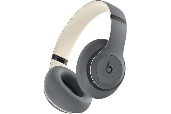 Beats Studio Pro - Casque sans fil avec Bluetooth et Réduction du bruit - Audio spatial personnalisé, Compatibilité Apple et Android - Gris cendre
