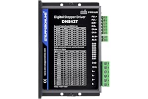 STEPPERONLINE Sterownik silnika krokowego/sterownik silnika krokowego DM542T 1.0-4.2A 20-50VDC dla silnika krokowego Nema 17, 23, 24