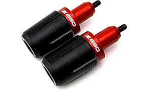 AFGIFT Deslizadores Moto Para Kawasaki Z650 Z 650 Z650RS ABS 2017-2023 2022 2021, marco de accesorios para motocicleta, deslizadores, protección contra caídas, protectores contra choques ( Color : Red , Size