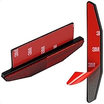 Catarifrangenti LED Per Moto | Coppia Arancione Omologata | Con Luce Freno E Indicatore | Universali