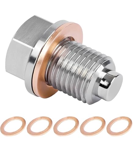 Oil Drain Plug Strainer O Ring For Yamaha Big Bear - Foto 2