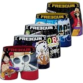 FREEGUN Luffy Men's Boxer Briefs, Roronoa Zoro, Men's Underwear, One Piece, Comfortable and Sweet (Lot of 5)