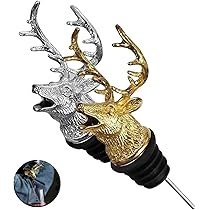 SET TAPPI PER BOTTIGLIE IN LEGNO E METALLO L19014 | Silicon Gadget