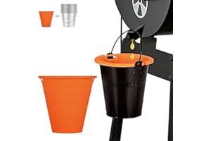 Easyki Silikon-Fett-Eimereinlagen, kompatibel mit Traeger/Pit Boss ect/Oklahoma Joe/Green Mountain Grill Drip Tray Bucket Liner für Pro Pellet Wood Smoker Grill Zubehör (2 Stück, 15,2 x 15,1 cm)