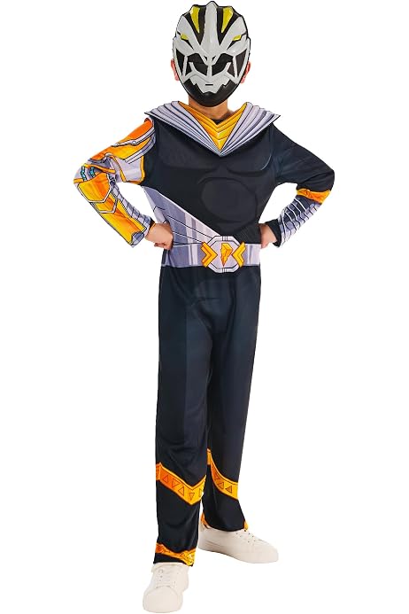 Disguise Rotes Ranger-Kostüm Für Kinder – Dino Fury Power Ranger Outfit Inkl. Maske