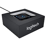 Logitech Kabelloser Bluetooth Audio-Empfänger, Multipoint Bluetooth, 3,5 mm & Cinch-Eingang, Pairing-Taste, 15 m Reichweite, 
