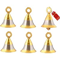 thumbnail image 2 of Pooja Bell | Hand Bell | Brass Hand Bell - Giri USA 2 of 11