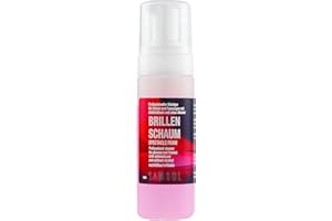 ‎SAMBOL Sambol Brillenreiniger Reinigungsschaum (150 ml) ohne Alkohol | streifenfrei | zur schonenden und professionellen Reinigung von Brillen, Displays, Monitoren und Visieren