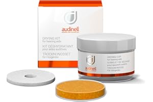 Audinell – Kit déshydratant comprenant 1 Gobelet de séchage et 1 Capsule déshydratante - pour Appareils Auditifs - Kit Déshydratant pour Aides Auditives
