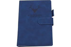 EARNING POWER Notebook A5, Journal A5 Notebook Notepad Note Book, 360 Pages Faux Leather Hardcover Journal Notebooks with Pen Loop, Perfect for Office School Home Business Writing & Note Taking (Dark Blue)