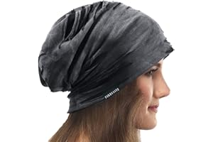 VECRY Donne Slouchy Berretto Estivo Sottile Skull Cappellino Turbante Chemio Dormire Cappelli