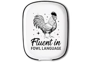 ANATTASOUL Reposa Cucharas Cocina Ceramica,Soporte Utensilios Cocina para Cucharas de Cafe Vintage Pequeño,Porcelana Soporte de Cuchara Base de Cerámica Paletas(Gallo y fluido en LENGUA DE AVES)