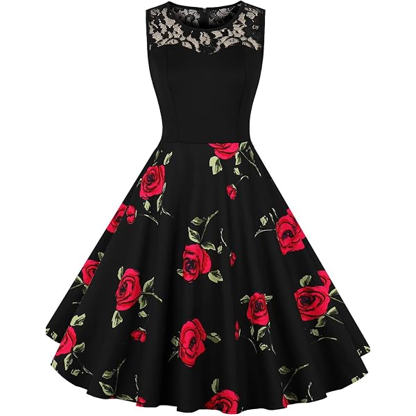Women's Vintage 1950s Polka Dot Halter Dress - Audrey Hepburn Style Cocktail Party Dress - View #5