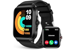 EGQINR Smart Watch, Non-invasive Blood Glucose, 1.91" HD Smartwatch for Men Women, Fitness Watch with Mett/Heart Rate/Temperature Monitor, IP67 Waterproof Smartwatch Compatible with Android IOS