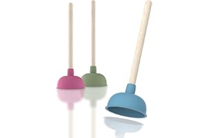 EISL Blau Bunter Pömpel, farbige Saugglocke für verstopfte Toilette, Abfluss, Waschbecken, Dusche, WC-Pümpel zur chemielosen Reinigung, Abflussreiniger bei Verstopfung, BZ001