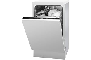 Amica EGSPV 587 915 Einbau-Geschirrspüler / vollintegrierte Spülmaschine (ohne Möbelfront) / 45cm Breite / 5 Programme / Aquastopp / Besteckkorb