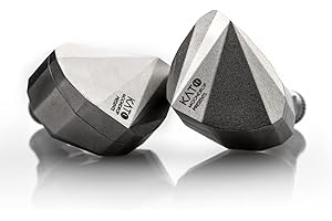 ‎MOONDROP Moondrop KATO Ohrhörer, DLC Komposit-Membran, fortschrittliche Ultra Linear Technologie, dynamischer In-Ear Kopfhörer (Matter Stahl)