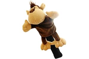 Colcolo Golf Wood Driver Headcover Wood Head Cover Plush Club Giveaway Protective Cover Lovely Club Head Cover Golfer Gift for Men