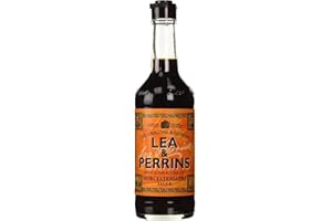 LEA & PERRINS Lea and Perrins Worcestershire Sauce 290 ml – Paquet de 6 – Utilisez-la pour les fish and chips, la tarte au steak et aux rognons, les bulles et les couilles