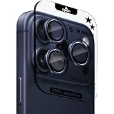 Minesk iPhone 17 Pro / 17 Pro Max / 16 Pro / 16 Pro Max ile Uyumlu%100 Orijinal Ger&ccedil;ek Safir Cam Cihazın Kendi Lensleri ile A