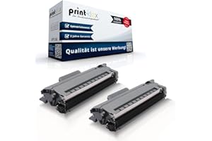 2X Print-Klex Tonerkartuschen kompatibel für Brother MFC-L 2860 DWE MFC-L 2862 DW MFC-L 2922 DW MFC-L 2980 DW TN-2510 TN2510 TN 2510 Schwarz Black - Color Pro Serie