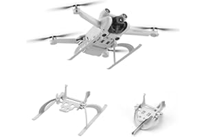 Fututech Train d'Atterrissage Pliable pour DJI Mini3 Mini 3 Pro Support de Surélévation Support en Forme de Traîneau Accessoires Landing Gear for Drone