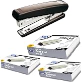 Mas Zımba Makinesi Ve 3000 Tane Tel Ofis Zımba Makinesi Tel B&uuml;kmez Paslanmaz Avantajlı Set No-756-7586521469120
