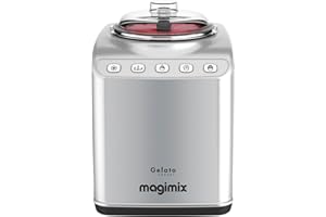 MAGIMIX Sorbetière 11680 Gelato Expert, Machine à glace professionnelle, Turbine à glace, glace italienne, glace artisanale, granité