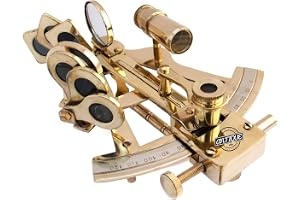 Present till mamma/far nautisk mässing sextant astrolabe marin båt instrument vintage dekorativ