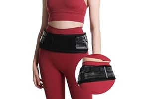 Paskyee Ceinture sacroiliaque pour femme et homme qui soulage les douleurs sciatiques, pelviennes, dans le bas du dos et les jambes, stabilise l'articulation SI
