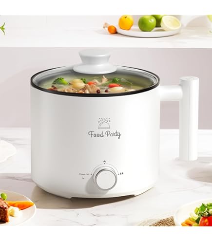 Pentola Elettrica 1,8L Portatile - Cuoci Pasta, Ramen E Vapore In Modo Rapido