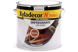 Xyladecor N PROTECT Fondo Impregnante per Legno Esterno a base solvente, Protettivo e Decorativo, Pronto Uso, colore DOUGLAS 2,5L