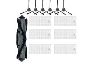 Anwor Zubehör für AIRROBO P20 Staubsauger-Roboter Saugroboter Zubehör, 6*Seitenbürsten 6*Filter 1*Hauptbürste für AIRROBO P20 Saugroboter