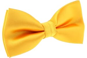 SHIPITNOW Noeud Papillon Homme - 30 coloris - Noeud Papillon Mariage, Soirée - Tissu Satin Couleur unie - Prénoué, Adulte