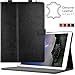 Price comparison product image iPad Pro Case, Genuine Leather in Black by CUVR¬ (12.9") With Auto Sleep, Pencil Holder and Multiple Standing Angles. Cover Your Apple in Luxury!