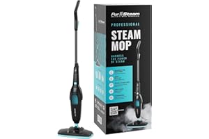 PURSTEAM WORLD'S BEST STEAMERS PurSteam Professional Steam Mop | Multi-Surface Floor Cleaner for Hardwood, Tile, Laminate & Carpet | Fast Heating, Lightweight & Chemical-Free Cleaning