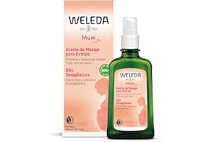 Weleda Olio smagliature, trattamento cosmetico pre-post gravidanza per inestetismi cutanei, con olio di mandorle, dermatologicamente testato (1x100 ml)