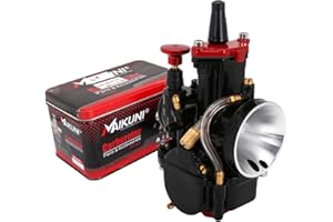 JFG RACING Carburateur 30 mm, PWK 30 Moto Power Jet Carb Racing Performance Universel pour 100/125/150 cc Pit Dirt Bike Motocross Enduro On/Off Road ATV Quad Scooter-Noir