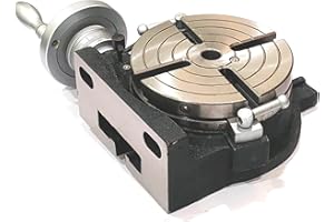 AD INTERNATIONAL Quality Horizontal Vertical HV6 Rotary Table 6" / 150MM - 4 Slot For Milling Machine Tools