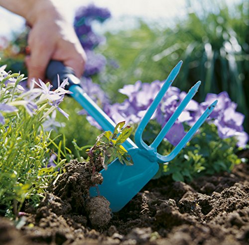 Gardena 8914-20 cs-Kleinhäckchen, ger. Blatt, 3 Zinken, 6,5 cm breit - 2