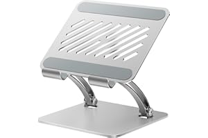 tounee Supporto per supporto per tablet Surface Pro, supporto per monitor portatile, compatibile con tablet da 4,7 a 16.5 pollici e smartphone argento