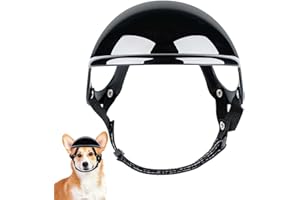 POVANJER Motorcycle Helmet for Dogs, Bicycle Hat, Safety Hat for Dogs, Puppies, Helmets, Dog Accessories, Helmet for Dogs