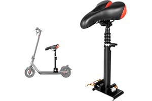 WANWANPER Electric Scooter Seat Height Adjustable 45-65cm, Universal Electric Scooter Saddle Built-in Shock Absorber, 100 kg Load Capacity, Saddle Cushion Chair for Xiaomi M365 and Xiaomi M365 Pro